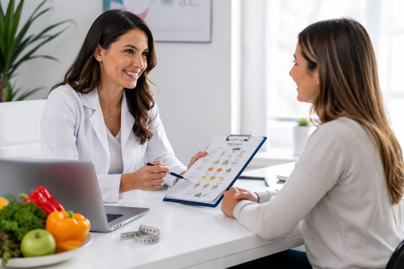 Consulenza con professionista specializzata in nutrizione durante il percorso BODY REGENESIS®